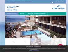 Tablet Screenshot of hotel-encant.de